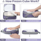 8 Set/6 Set/4 Set Compression Packing Cubes - Image 5