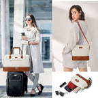 Weekender Bag for Women, Travel Duffel Bag Carry On Overnight Bag - Image 2