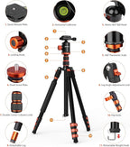 GEEKOTO Compact Aluminum Camera Tripod - Image 8