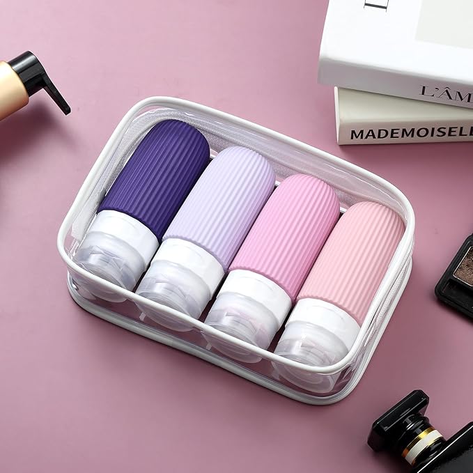 Travel Bottles for Toiletries, Tsa Approved 2oz Travel Bottles, BPA Free Leak - Image 7