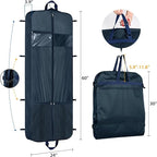 Zilink 60" Garment Bags for Travel Dress Travel Bag for Closet Storage Fur Coat - Image 2