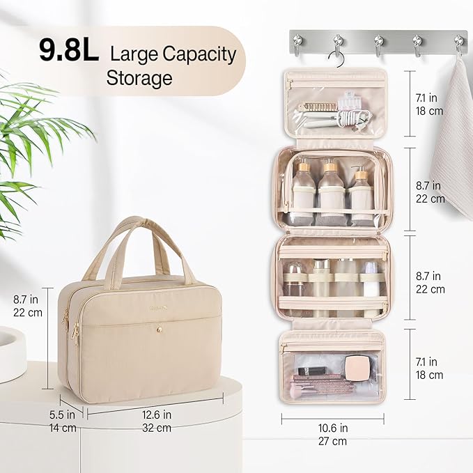 Hanke Hanging Travel Toiletry Bag - Image 2