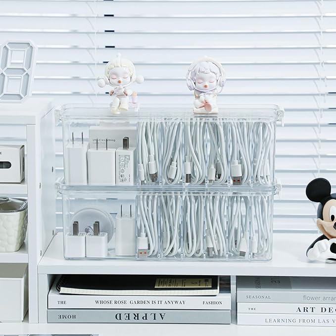 Yesesion 2 Pack Cord Organizer Box - Image 5