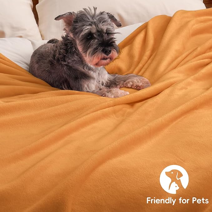 PHF Ultra Soft Fleece Blanket Twin Size, No Shed No Pilling Luxury Plush Cozy - Image 5