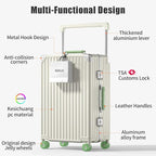 Aluminium Frame Checked-Luggage - Image 5