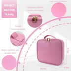 Travel Makeup Bag for Makeup Artists Large Makeup Case, - Image 3