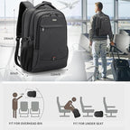 DUSLANG 17 Inch Laptop Backpack - Image 9