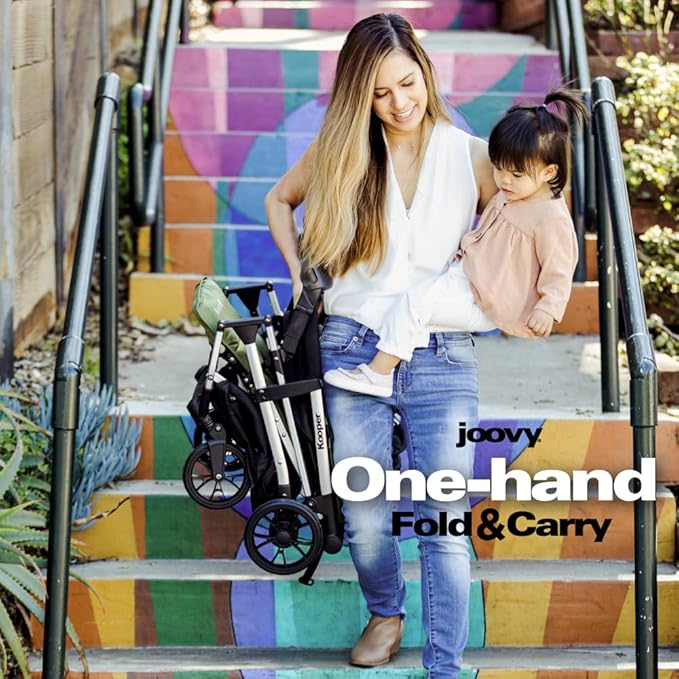 Joovy Kooper Lightweight Baby Stroller Featuring Removable, Swing-Open Tray - Image 3