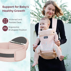 Momcozy Baby Carrier with Hip Seat, 2-in-1 Forward-Facing Carry - Image 7