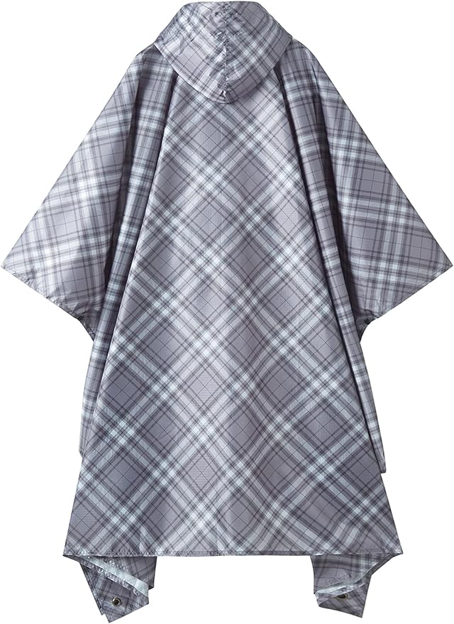 PTEROMY Hooded Rain Poncho for Adult - Image 7