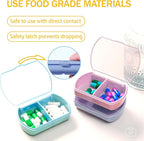 2PCS Small Pill Case Travel Pill Box Cute Pill Organizer - Image 8