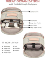 LOVEVOOK Laptop Backpack for Women, Travel Computer Work Bags - Image 3