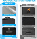 ENGPOW File Organizer Bag with 13 Pocket Accordion File Folder, Fireproof - Image 6