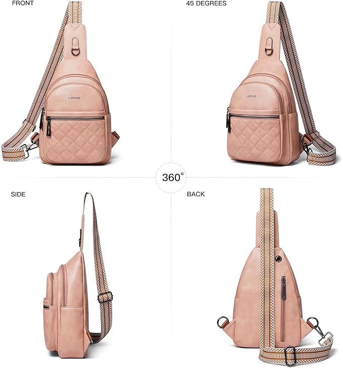 Sling Bag For Women Fanny Pack Crossbody Travel Shoulder Belt Bags Tote - Image 7