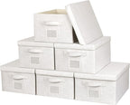 Large 17''x12'' Quart Collapsible Stackable Storage Bins by GraciadecoStorage
