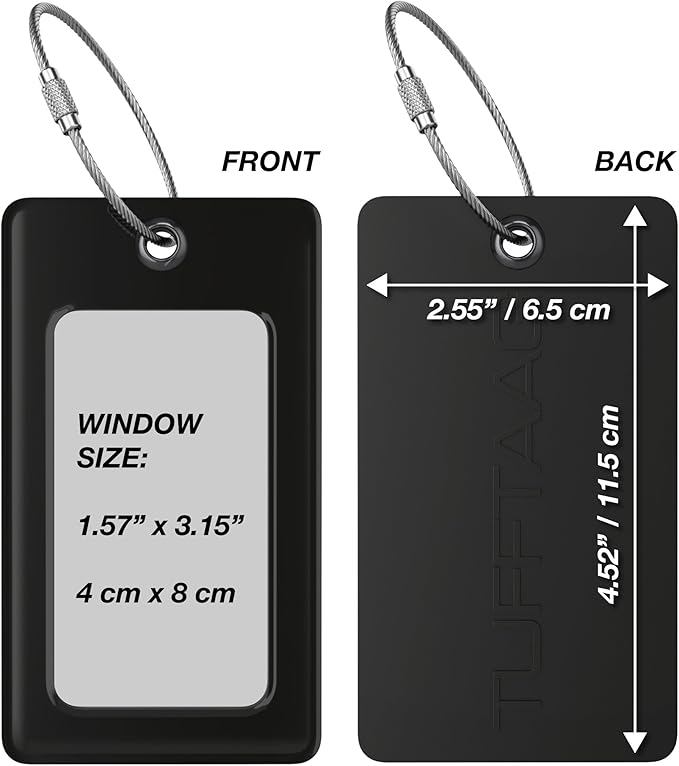 Luggage Tags Business Card Holder by TUFFTAAG - Image 4