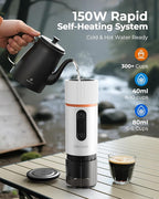 Portable Espresso Maker 20 Bar Self‑Heating & Auto-off | 13500 mAh Battery - Image 3