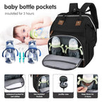 DERJUNSTAR Baby Diaper Bag Backpack, Diaper Changing Station, Baby Bags - Image 3