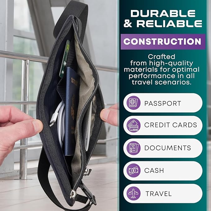 Travel Money Belt & Passport Holder - Image 7