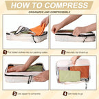 5 Pcs Packing Cubes for Suitcase Large Travel Cubes Carry on Luggage Organizer - Image 4
