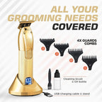Fagaci Men's Hair Trimmer - Turbo Power with Precise Cutting, Adjusted Zero Gap Blades for Clean and Fine Cuts