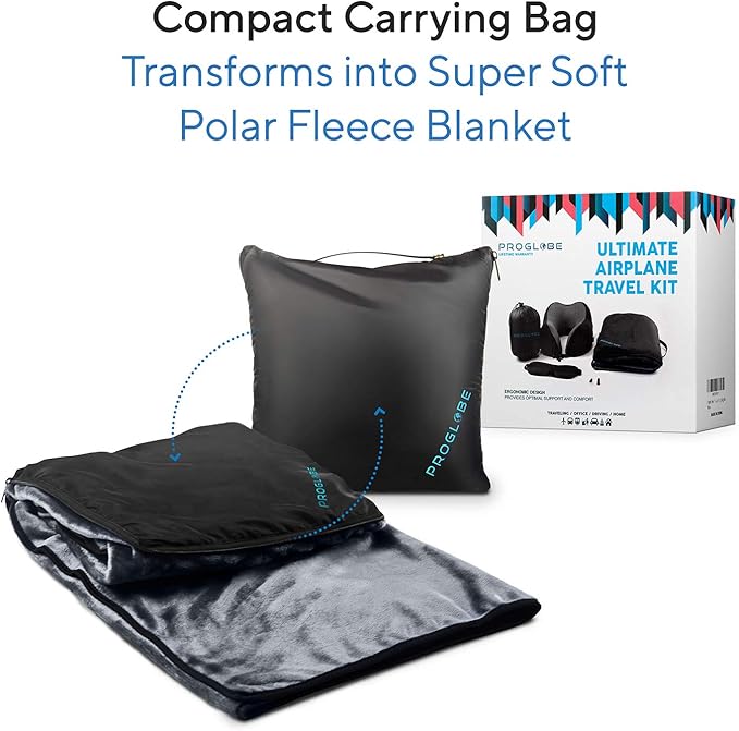 Travel Blanket Luxury Travel Set - Image 6