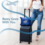 Resty 65"x40" Traveling Airplane Blanket, Velvety Soft Blanket That Becomes a - Image 7