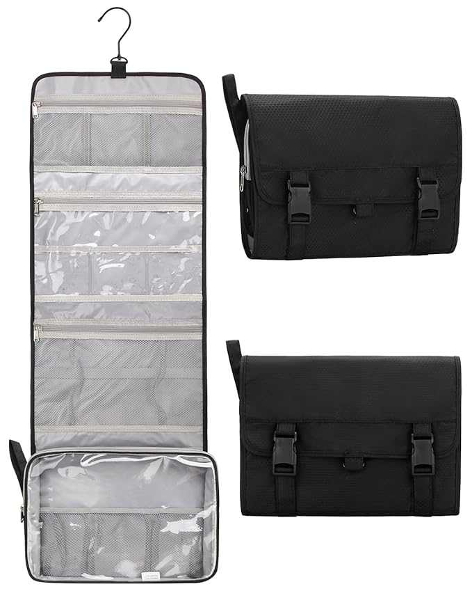 Relavel Travel Toiletry Bag for Men, Hanging Toiletry Bag for Women Makeup by Relavel