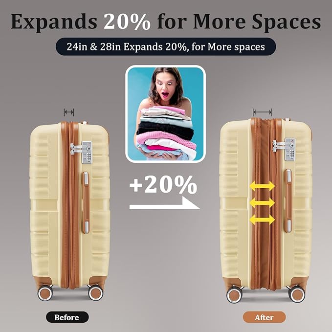 4-Piece Hardshell Luggage Set - Image 2