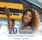 KYME Carry On Luggage 22x14x9 Airline Approved - Image 3