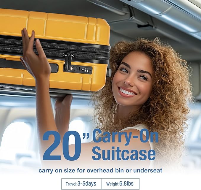 KYME Carry On Luggage 22x14x9 Airline Approved - Image 3