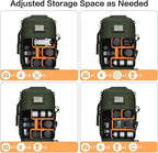 MOSISO Camera Backpack, DSLR/SLR/Mirrorless Tactical Camera Bag Case - Image 3