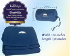 BlueHills Ultra Compact Travel Blanket 2 Pack Large Soft Cozy Portable Blanket - Image 5