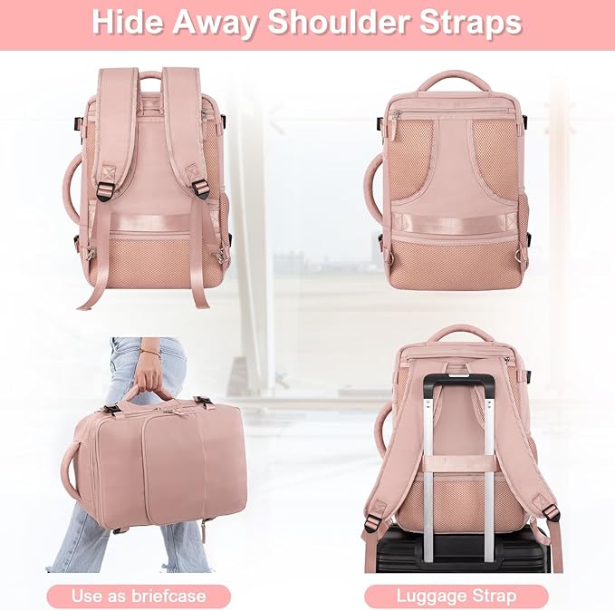 Travel Backpack for Women, Flight Approved Carry On Backpack - Image 9