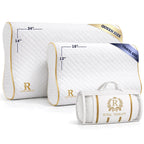 Travel Memory Foam Cervical Pillow (Travel 18 x 12 x 5")