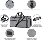 Carry on Garment Bag for Travel, Bukere Convertible Travel Duffel Suit - Image 5