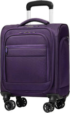 Coolife Underseat Carry On Luggage Suitcase Softside Lightweight Rolling Travel by COOLIFE