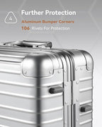 LUGGEX All Aluminum Carry On Luggage - Image 7