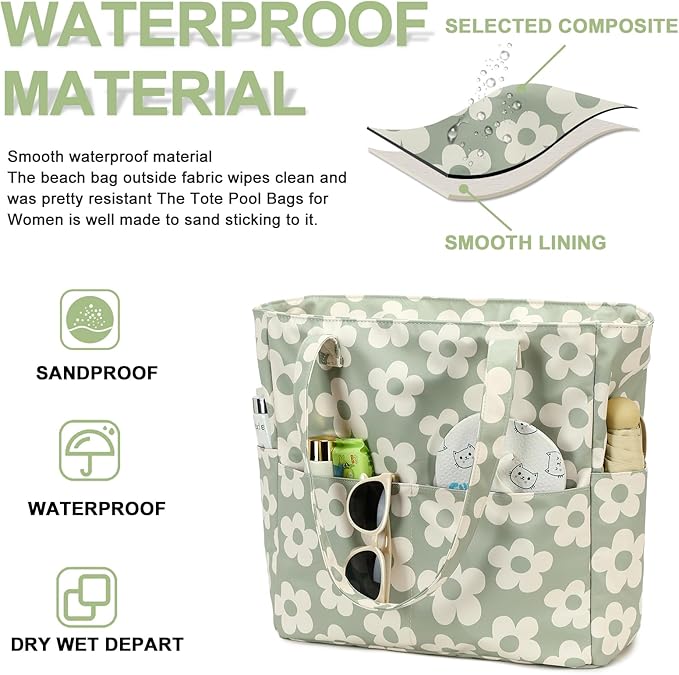 Waterproof Beach Tote Pool Bags - Image 4