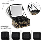 Makeup Bag with Light Up Mirror, Lighted Travel Makeup Organizer 3 Colors - Image 5