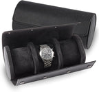 Bey-Berk Milani Leather Watch Roll by Bey-Berk