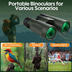 12x42 Binoculars for Adults High Powered: Waterproof HD Bird Binoculars - Image 7
