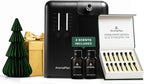 AromaPlan 5 Star Collection Cold Air Scent Diffuser, Whole House (Includes 2 Fragrances & 12 Set Sample kit) - Smart Scent Diffuser, HVAC System- Touch & App, 2000 Sq. Ft Cov. (Black)