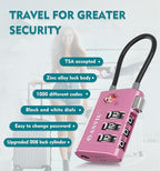 ANVIL TSA Approved Luggage Locks – High Security TSA008 Combination Travel Locks - Image 5