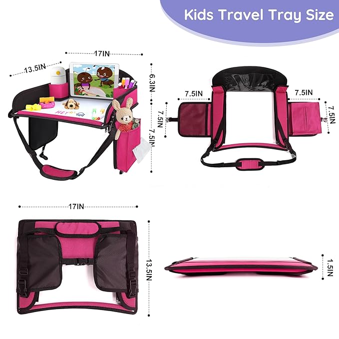 2Pcs ‎Kids Travel Tray, Kids Travel Trays - Image 4
