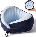 Travel Pillow, 100% Pure Memory Foam Travel Neck Pillow Airplane Neck Support by KPNEOL