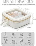 Popvibe Clear Makeup Bag Travel Cosmetic Case Transparent Toiletry Bag - Image 4
