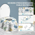 Blissful Diary 20 Pcs Toilet Seat Covers Disposable - Image 2