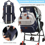 Diaper Bag Backpack, Baby Boy Diaper Bag, Unisex Large Baby Bag - Image 6
