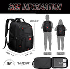 Z-MGKISS Travel Backpack, 50L Extra Large Travel Laptop Backpack, Travel - Image 5